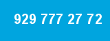 929 777 27 72